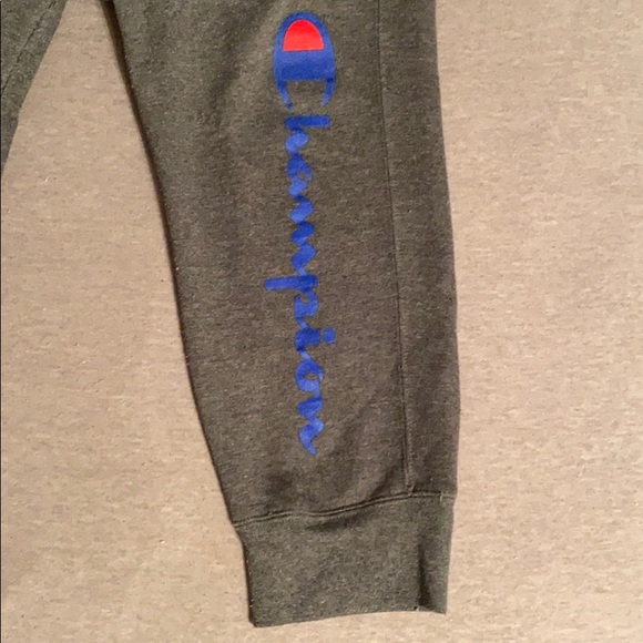 dark grey champion joggers/sweatpants - Picture 2 of 4